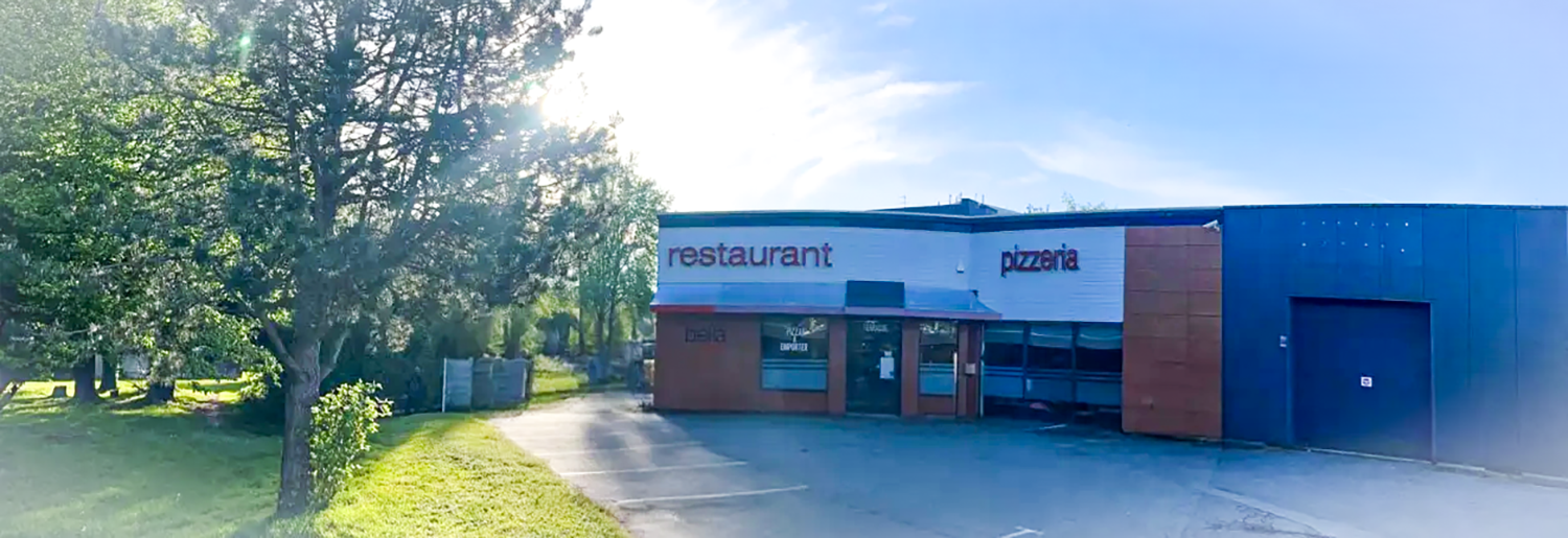 Devanture du restaurant Bella vita