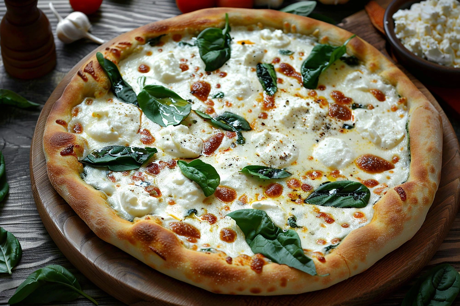 Pizza chèvre miel - restaurant italien Bella Vita Lorient