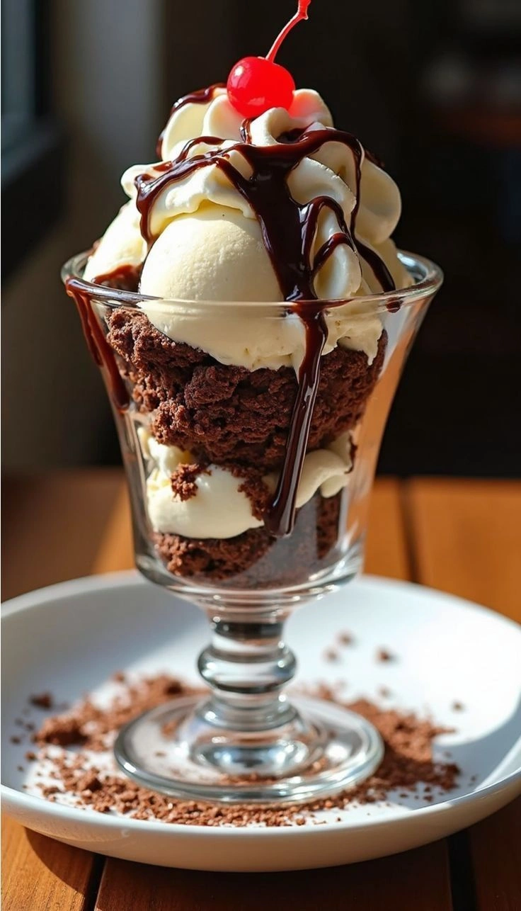 Coupe de glace au chocolat - Pizzeria Bella Vita Lorient