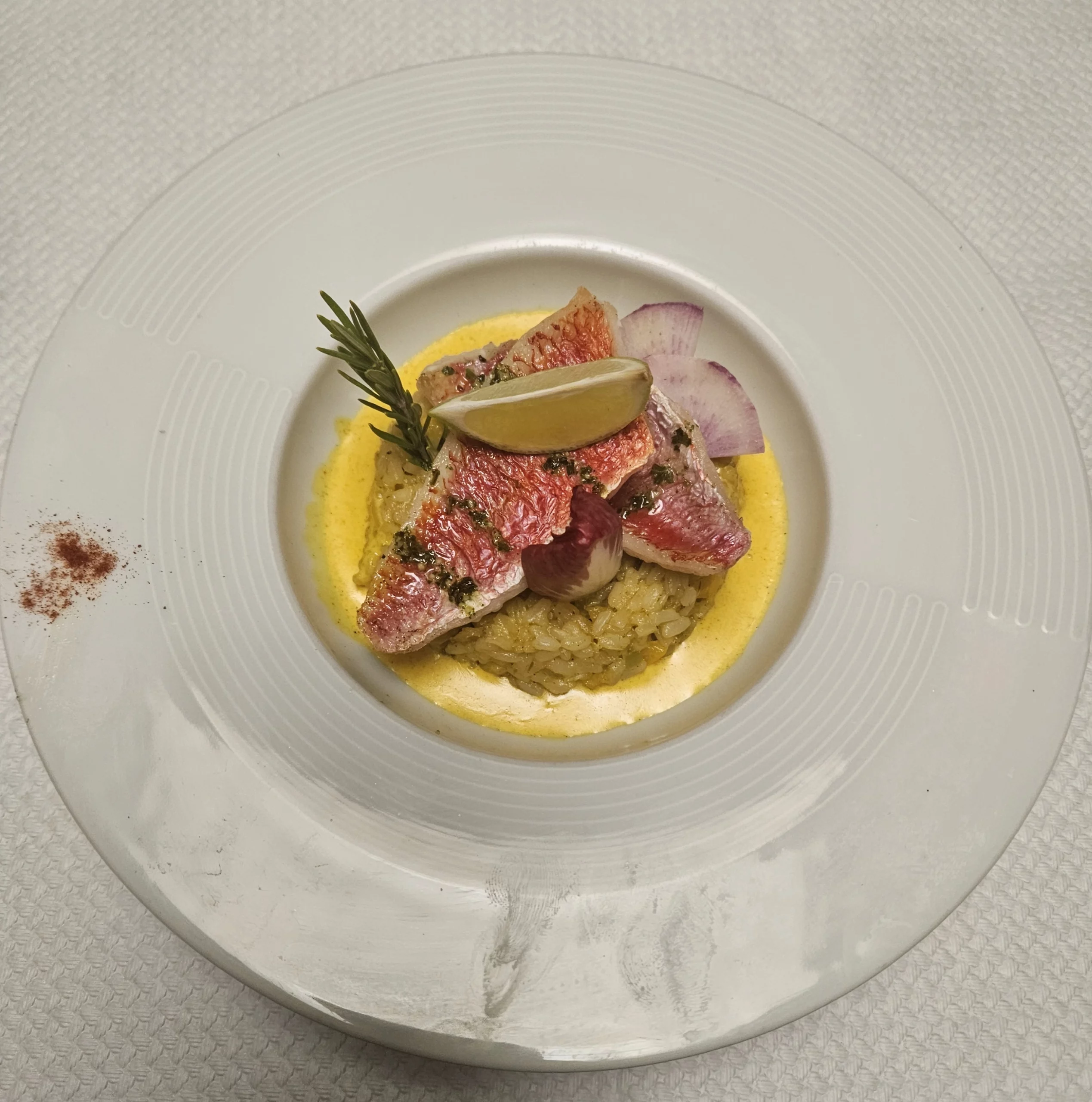 Filet de rouget - restaurant Bella Vita Lorient