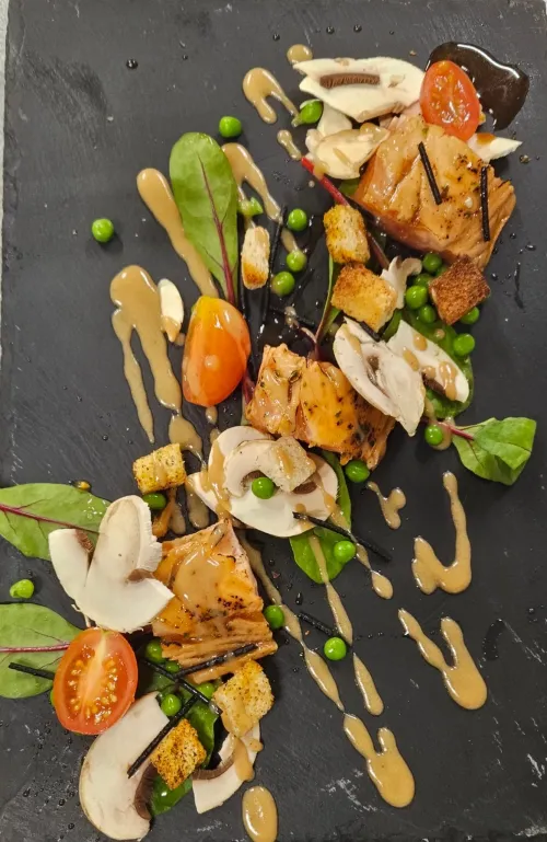 Plat de volaille en sauce restaurant Lorient